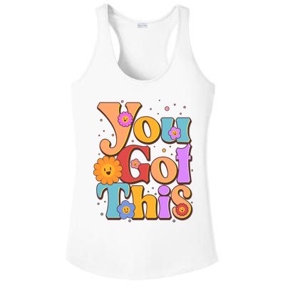 Retro Vintage You Got This Ladies PosiCharge Competitor Racerback Tank