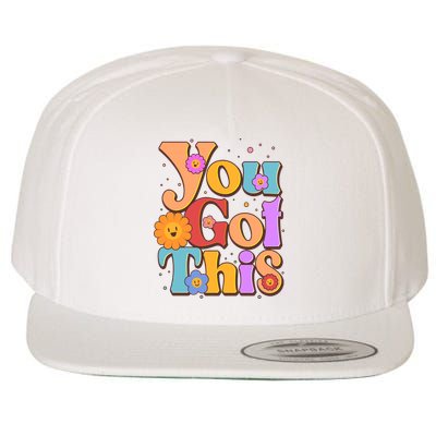 Retro Vintage You Got This Wool Snapback Cap
