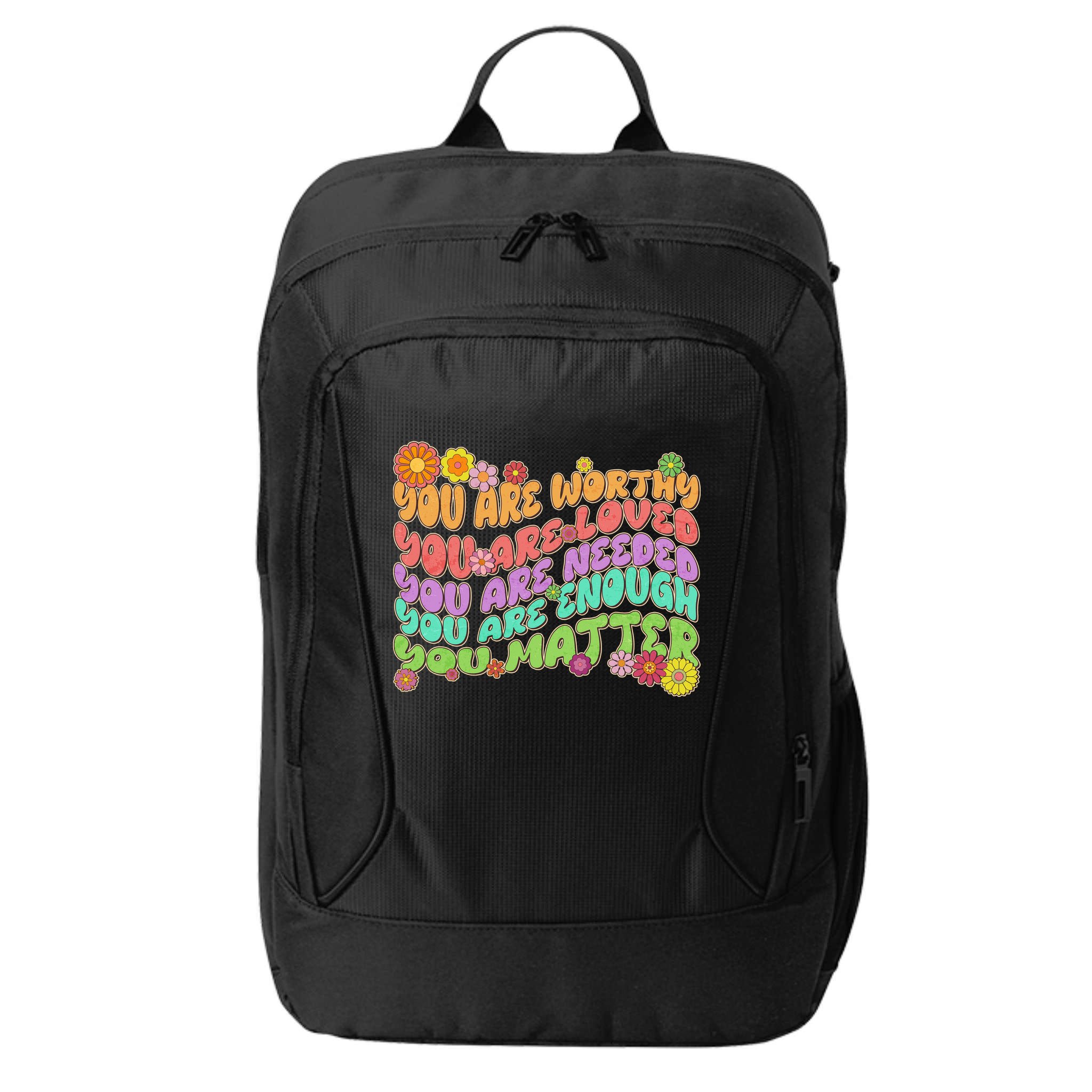 Retro Vintage You Are Worthy You Matter City Backpack