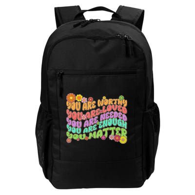 Retro Vintage You Are Worthy You Matter Backpack