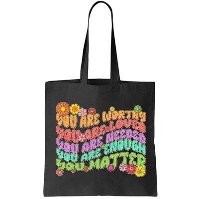 Retro Vintage You Are Worthy You Matter Bag