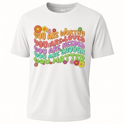 Retro Vintage You Are Worthy You Matter Performance Shirt