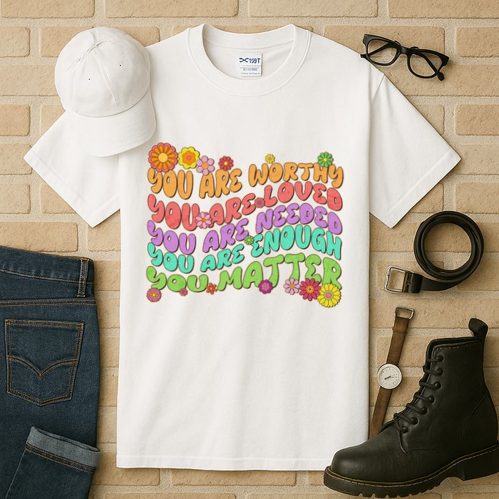 Retro Vintage You Are Worthy You Matter Tall T-Shirt