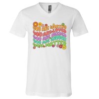 Retro Vintage You Are Worthy You Matter V-Neck T-Shirt