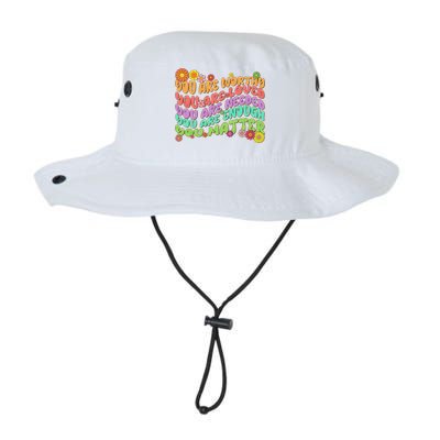 Retro Vintage You Are Worthy You Matter Bucket Hat
