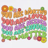 Retro Vintage You Are Worthy You Matter Women's V-Neck T-Shirt