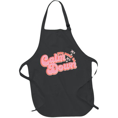 Retro Vintage You Need To Calm Down Apron