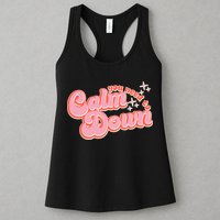 Retro Vintage You Need To Calm Down Womens Tank Top