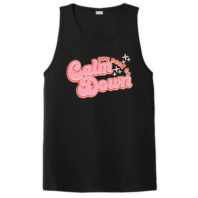 Retro Vintage You Need To Calm Down PosiCharge Competitor Tank