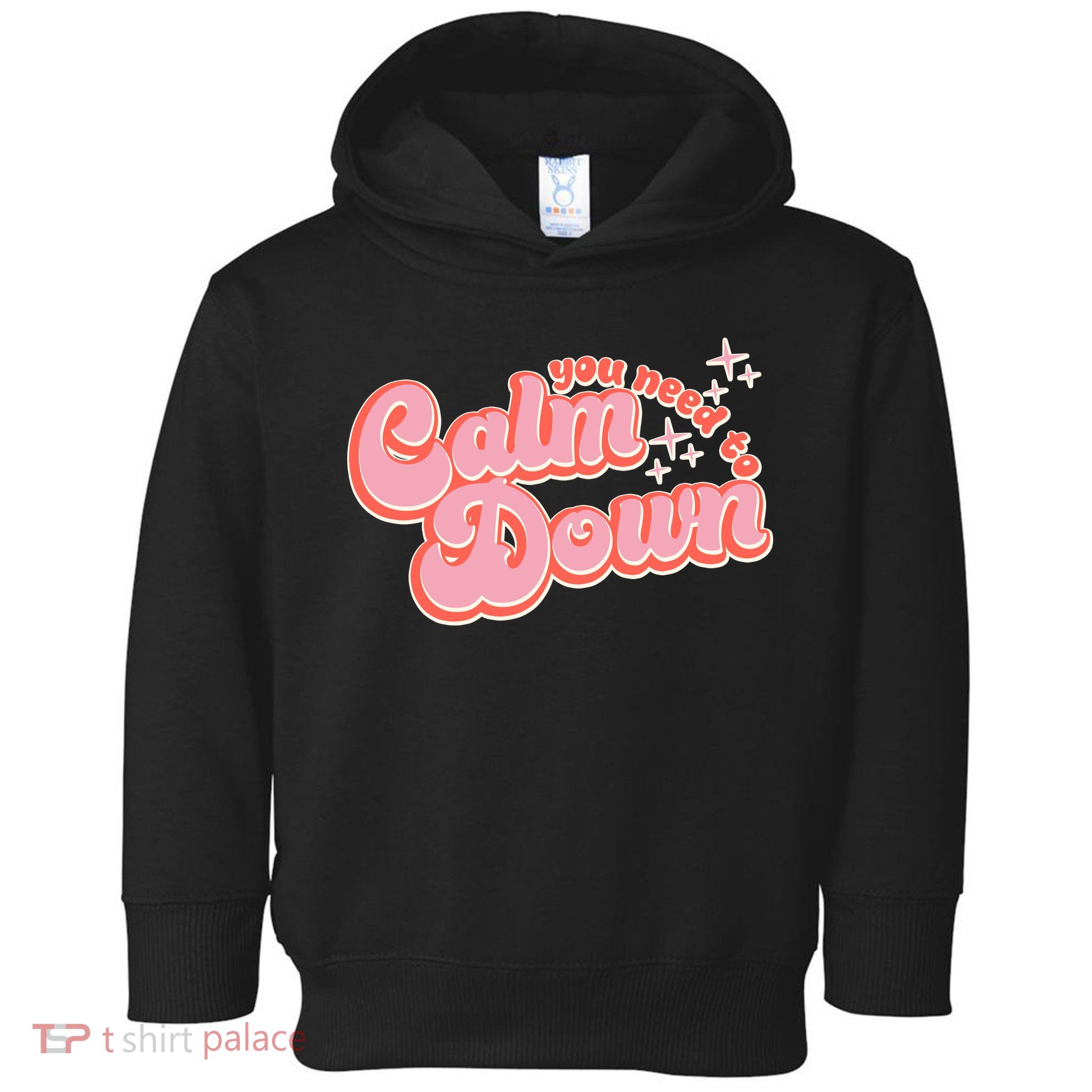 Retro Vintage You Need To Calm Down Toddler Hoodie
