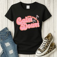 Retro Vintage You Need To Calm Down Womens T-Shirt