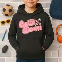 Retro Vintage You Need To Calm Down Kids Hoodie