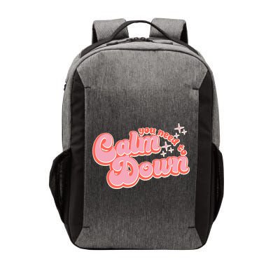 Retro Vintage You Need To Calm Down Vector Backpack