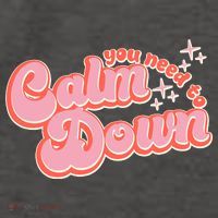 Retro Vintage You Need To Calm Down Vector Backpack