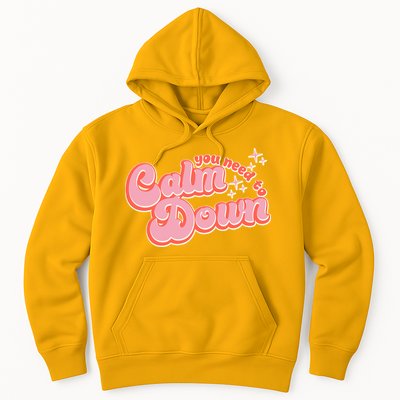 Retro Vintage You Need To Calm Down Hoodie