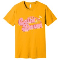Retro Vintage You Need To Calm Down Premium T-Shirt