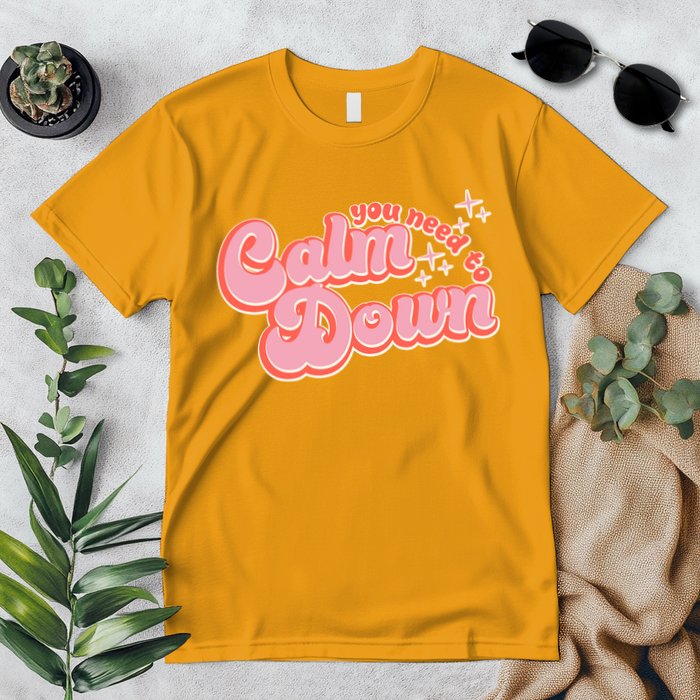 Retro Vintage You Need To Calm Down Premium T-Shirt