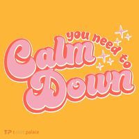 Retro Vintage You Need To Calm Down Baby Bodysuit