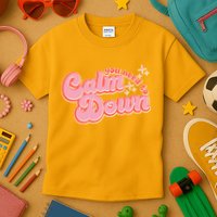 Retro Vintage You Need To Calm Down Kids T-Shirt