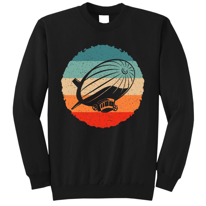 Retro Vintage Zeppelin Dirigible Airship Zepplin Lover Sweatshirt