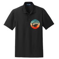 Retro Vintage Zeppelin Dirigible Airship Zepplin Lover Dry Zone Grid Polo