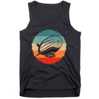 Retro Vintage Zeppelin Dirigible Airship Zepplin Lover Tank Top