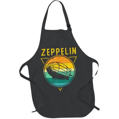 Retro Vintage Zeppelin 70s 80s Dirigible Airship Apron