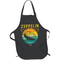 Retro Vintage Zeppelin 70s 80s Dirigible Airship Apron