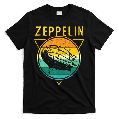 Retro Vintage Zeppelin 70s 80s Dirigible Airship T-Shirt