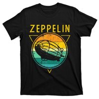 Retro Vintage Zeppelin 70s 80s Dirigible Airship T-Shirt