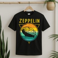 Retro Vintage Zeppelin 70s 80s Dirigible Airship T-Shirt