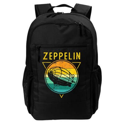 Retro Vintage Zeppelin 70s 80s Dirigible Airship Backpack