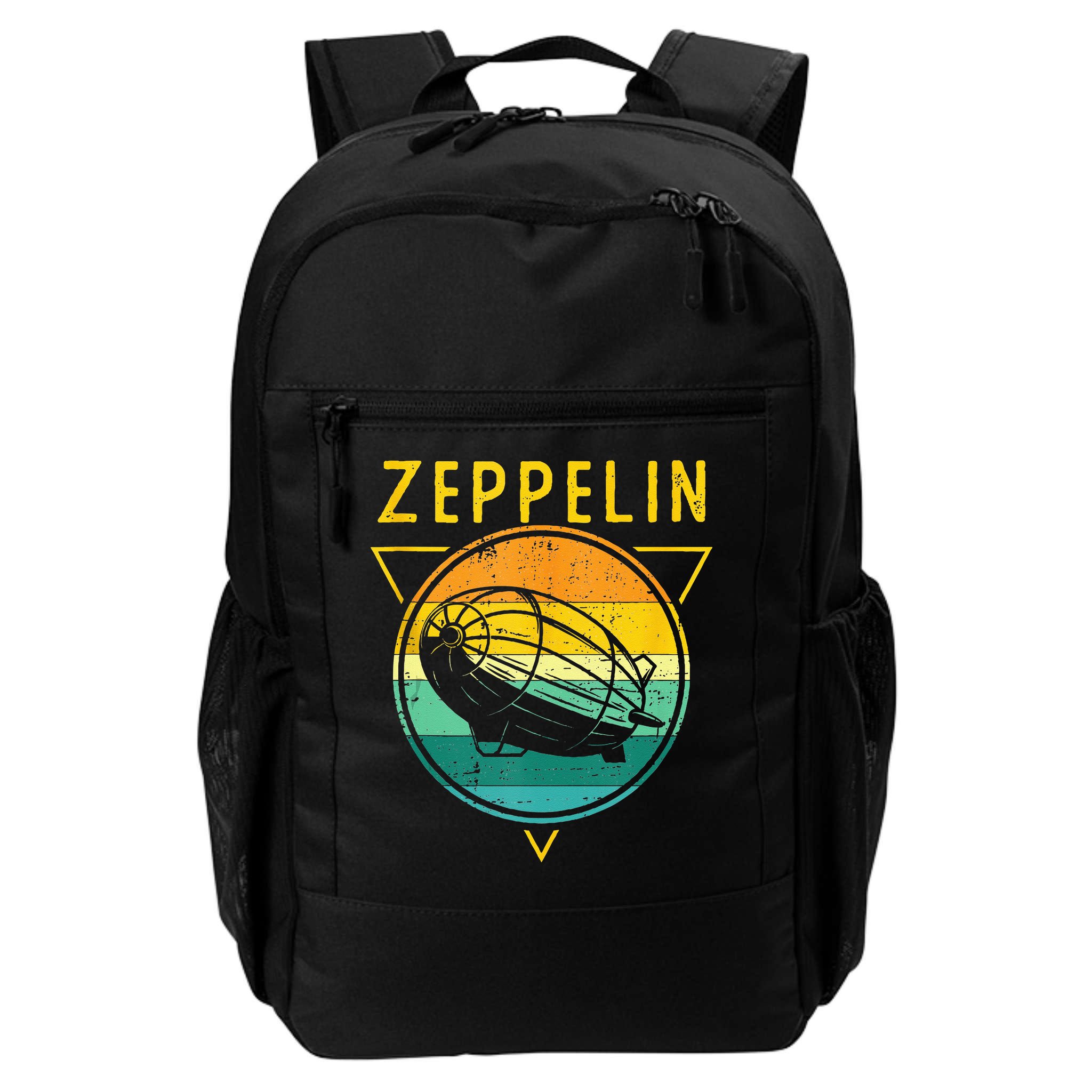 Retro Vintage Zeppelin 70s 80s Dirigible Airship Backpack