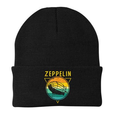 Retro Vintage Zeppelin 70s 80s Dirigible Airship Beanie