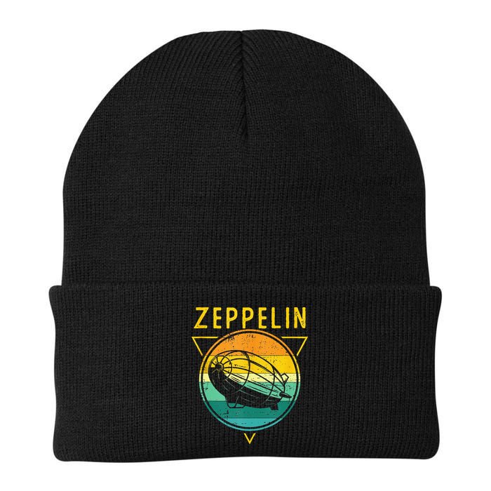 Retro Vintage Zeppelin 70s 80s Dirigible Airship Beanie