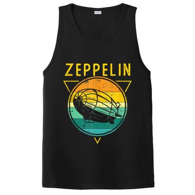 Retro Vintage Zeppelin 70s 80s Dirigible Airship PosiCharge Competitor Tank