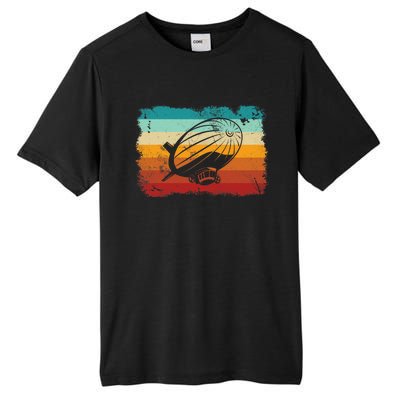 Retro Vintage Zeppelin Dirigible Airship Zepplin Lover Tall Fusion ChromaSoft Performance T-Shirt