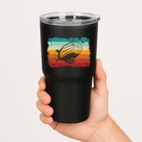 Retro Vintage Zeppelin Dirigible Airship Zepplin Lover Tumbler