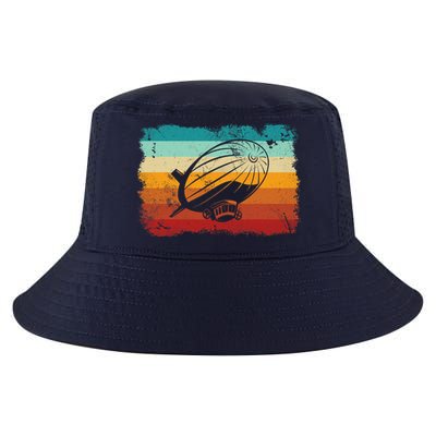 Retro Vintage Zeppelin Dirigible Airship Zepplin Lover Cool Comfort Performance Bucket Hat
