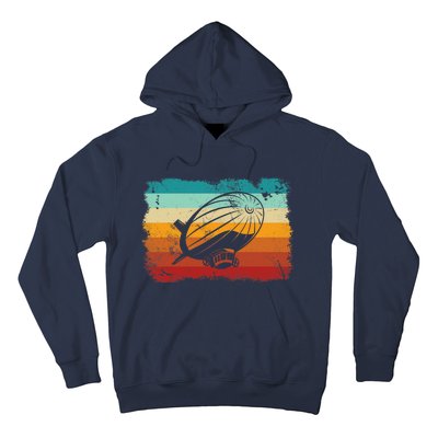 Retro Vintage Zeppelin Dirigible Airship Zepplin Lover Hoodie