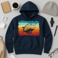 Retro Vintage Zeppelin Dirigible Airship Zepplin Lover Hoodie