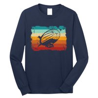 Retro Vintage Zeppelin Dirigible Airship Zepplin Lover Long Sleeve Shirt