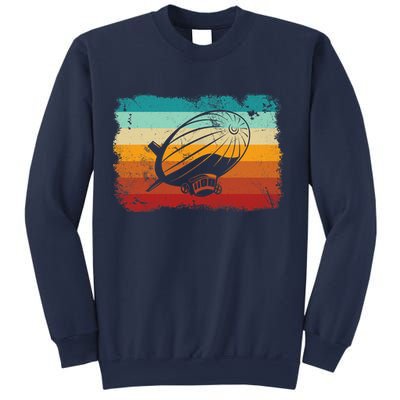Retro Vintage Zeppelin Dirigible Airship Zepplin Lover Sweatshirt