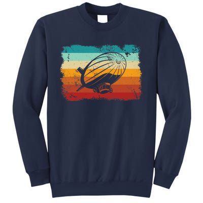 Retro Vintage Zeppelin Dirigible Airship Zepplin Lover Sweatshirt