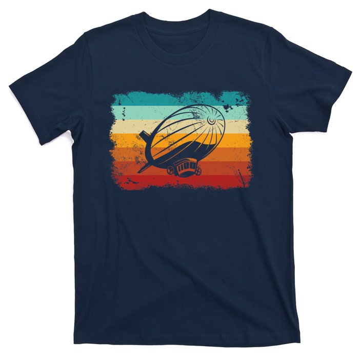 Retro Vintage Zeppelin Dirigible Airship Zepplin Lover T-Shirt