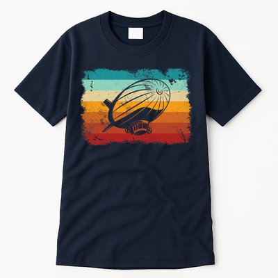 Retro Vintage Zeppelin Dirigible Airship Zepplin Lover Tall T-Shirt
