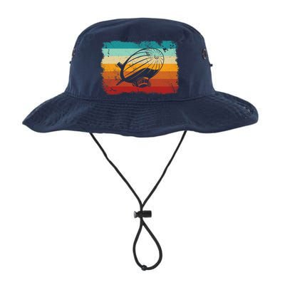 Retro Vintage Zeppelin Dirigible Airship Zepplin Lover Bucket Hat