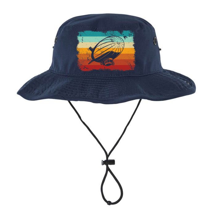 Retro Vintage Zeppelin Dirigible Airship Zepplin Lover Legacy Cool Fit Booney Bucket Hat