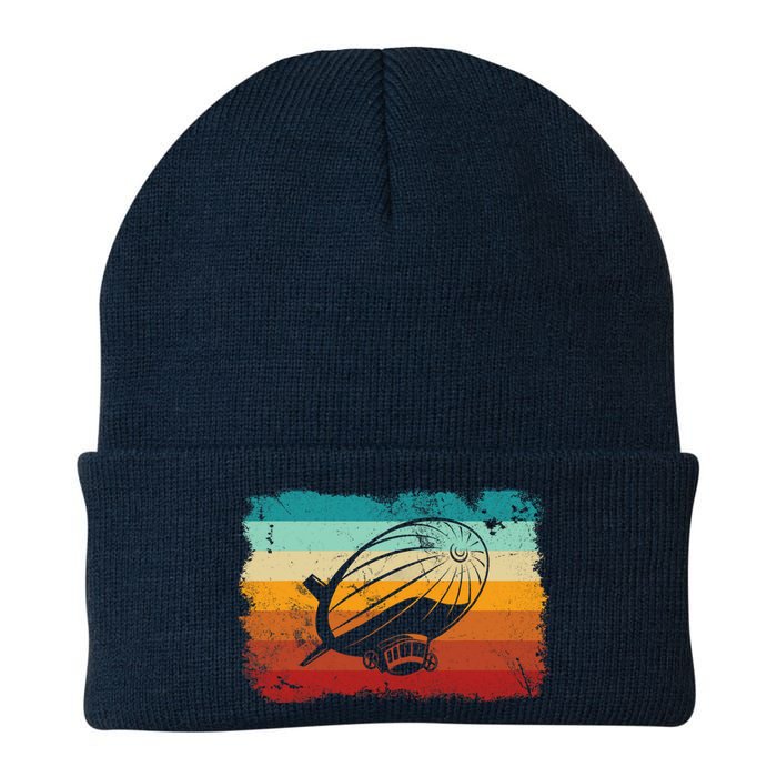 Retro Vintage Zeppelin Dirigible Airship Zepplin Lover Knit Cap Winter Beanie