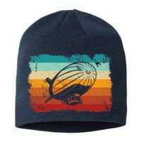 Retro Vintage Zeppelin Dirigible Airship Zepplin Lover Sustainable Beanie